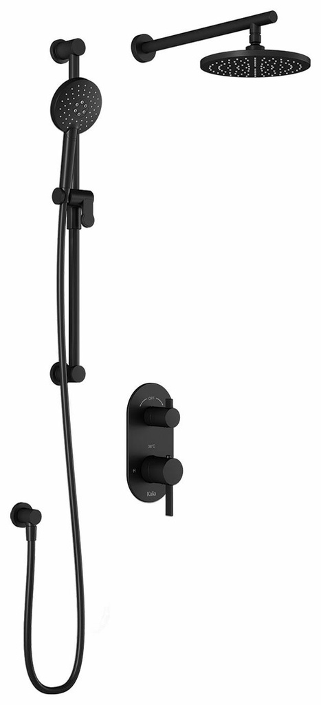 RoundOne TD2 Thermostatic Integrated Diverter Shower System with Wall Arm