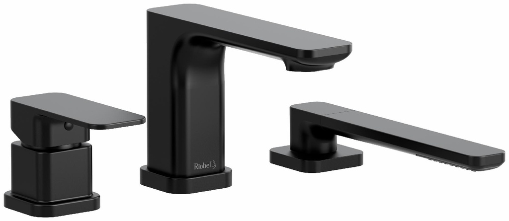 Equinox 3-Hole Deck-Mount Tub Filler With Hand Shower Trim