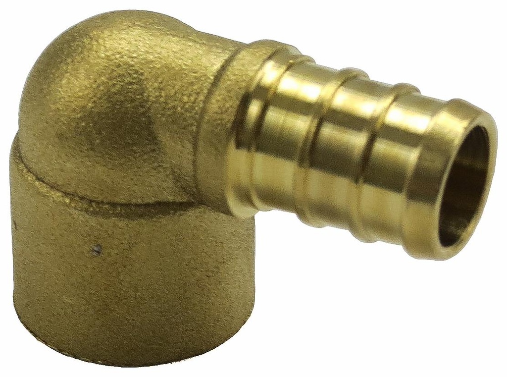 3/4" Brass Pex x Fem Sweat 90 Elbow NL