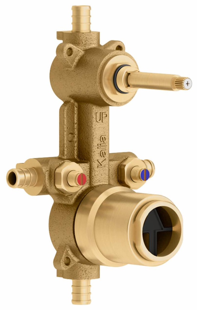 1/2" Pex Pressure Balance Rough-in Valve with 2-Way Diverter