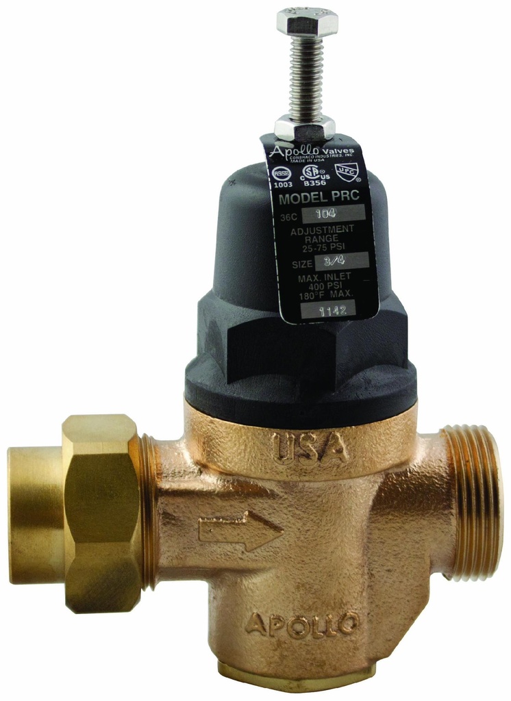 VLV,PRESS RED,3/4",36C900 SER,