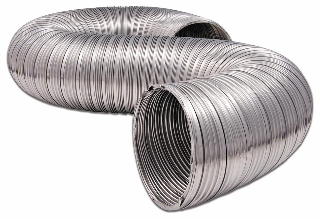 4" X 8" Heavy Duty Semi-Rigid Aluminum Duct