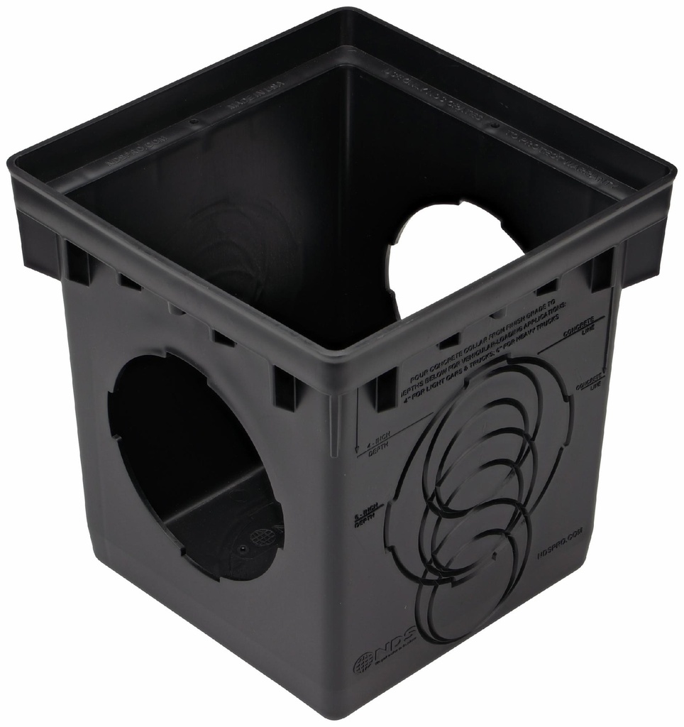12" x 12" Catch Basin with Two Openings