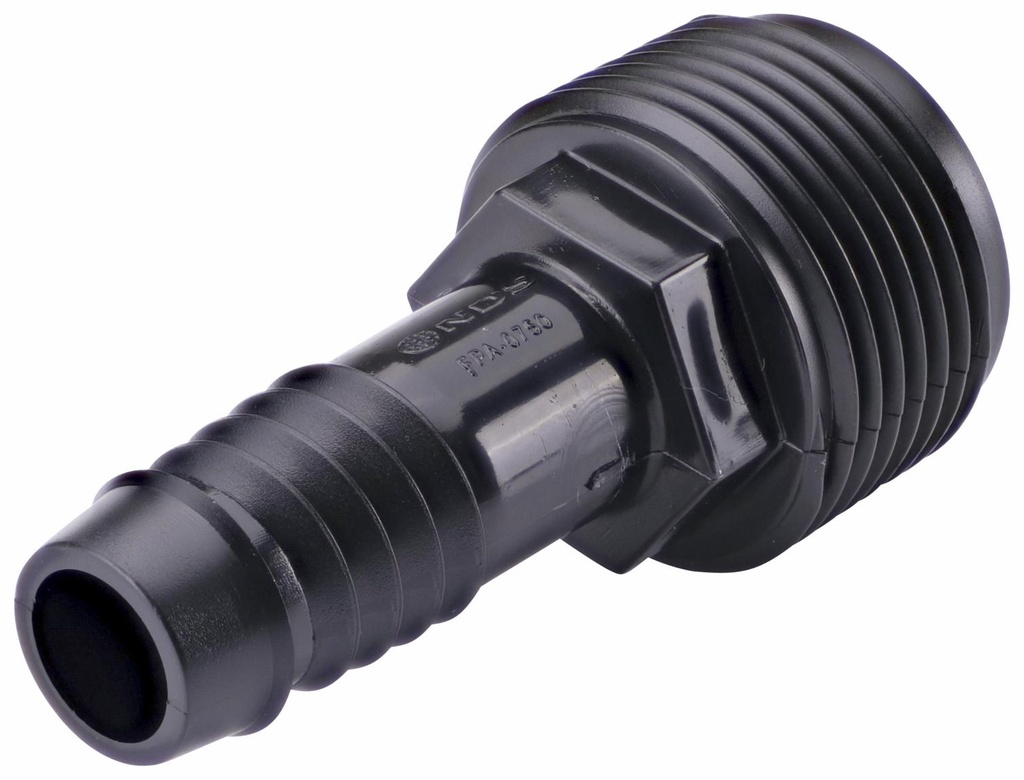FLEXEE PIPE ADAPT.490BARBX3/4
