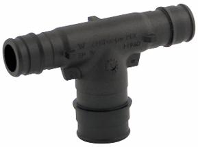 ProPEX EP Reducing Tee, 2" PEX x 1" PEX x 1" PEX