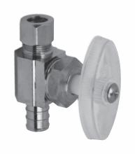 STR VLV 1/2" NOM PEX X 3/8" OD