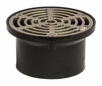 WFD-3ABS-NB ECONOMYFLOOR DRAIN NICKEL GRATE
