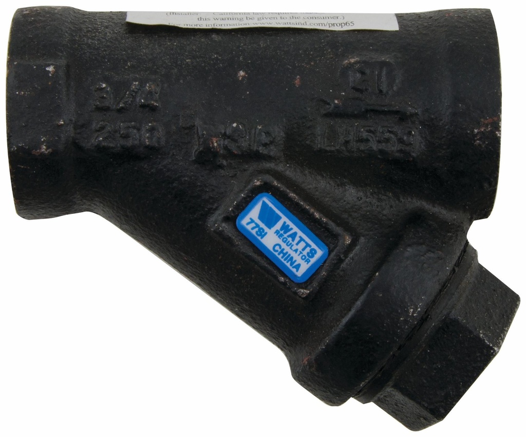 1 In 77SI 1 Wye Pattern Strainer