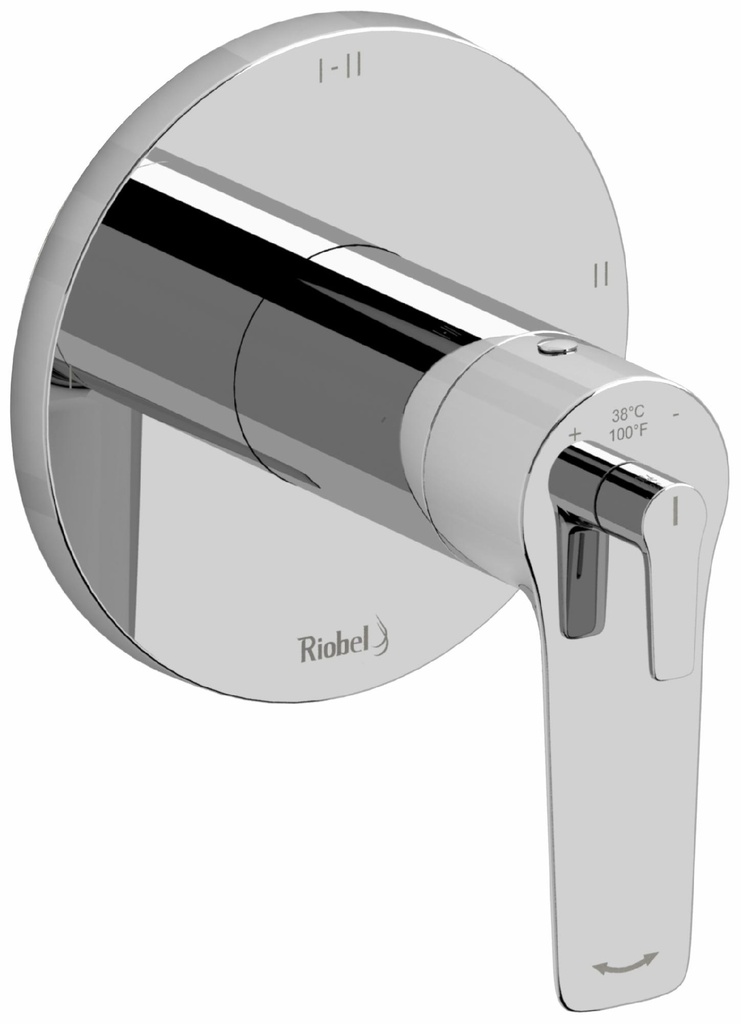Dee-J Two-Way Thermostatic Coaxial Valve Trim