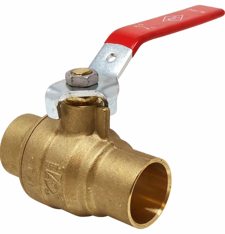 1 CXC BRS F/PRT BALL VALVE 600WOG