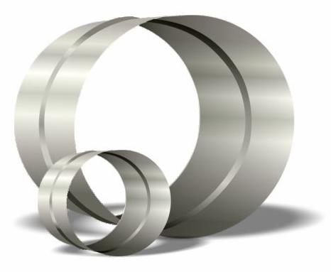 14" Spiral Coupling/Collar 24ga