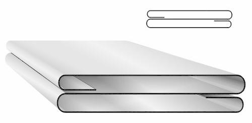 17.5" Slip Cleat 30ga (per foot)