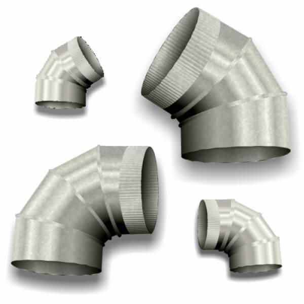 8" 90 Degree Elbow 0.025 (Alum)