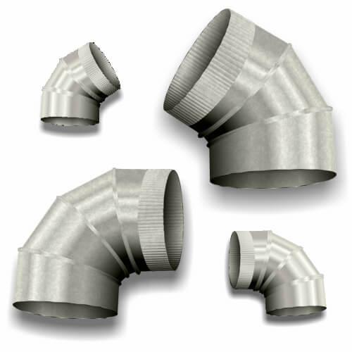 10" 90 Degree Elbow 26ga