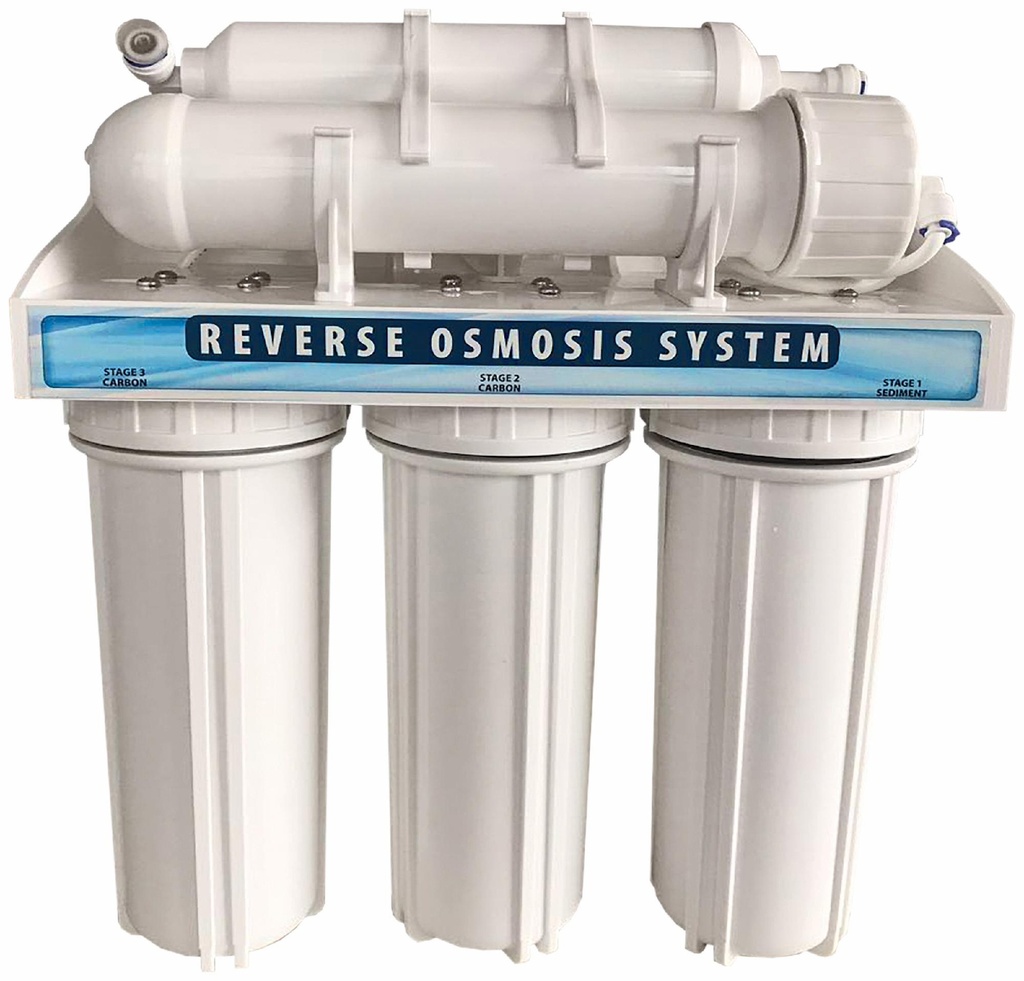 5 STAGE RO-75, 75 GPD, NSF 3.0 PLASTIC STORAGE TANK