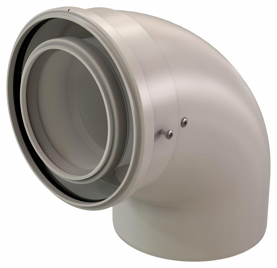 4/6x87 Concentric PP/Alu Elbow