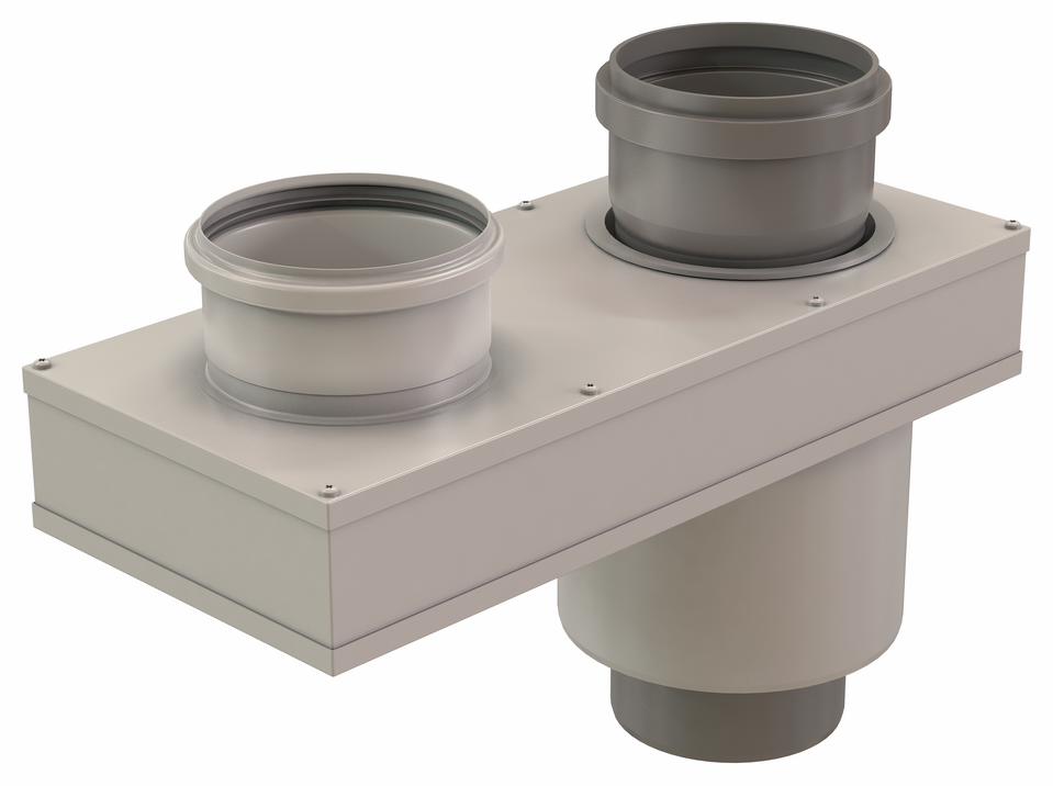 4/6 Conc-4 Twin Pipe Adptr