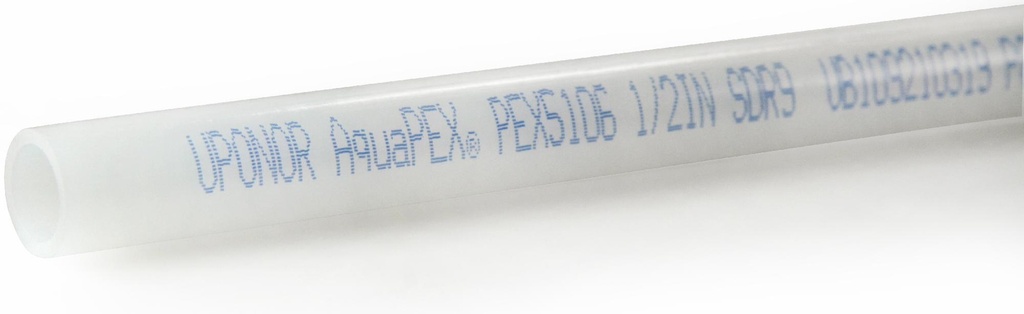 1/2" Uponor AquaPEX White, Blue Print, 100-ft. coil