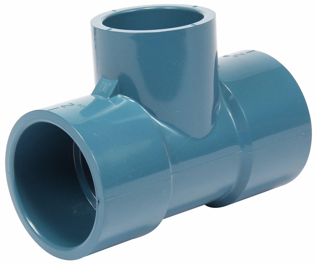 2"x2"x1 1/2" CPVC RED. TEE SxSxS AQUARISE