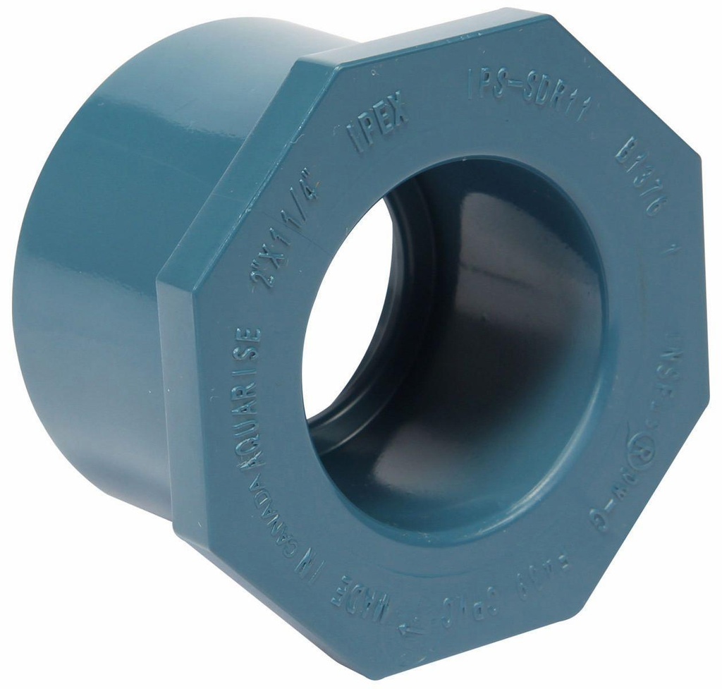 2"x1 1/4" CPVC RED. BUSHING SPxS AQUARISE