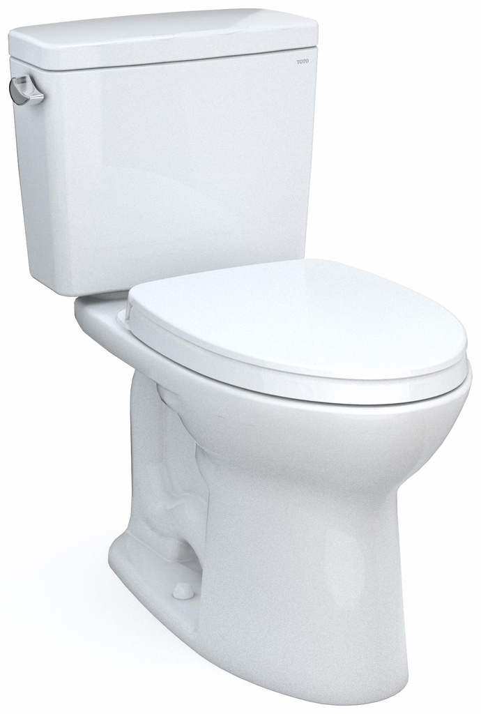 Drake Elongated 1.28 GPF 2-Piece Toilet (Less Seat)