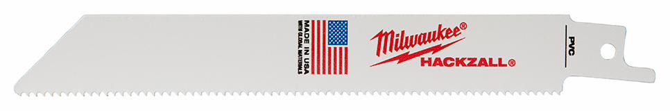 6" 14 TPI M12 Hackzall Blade  PVC (5 pk)