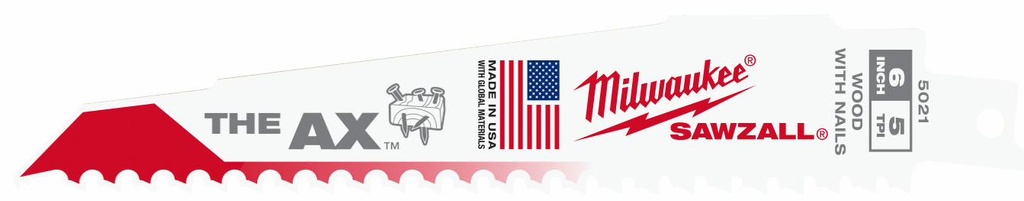 6 5 TPI The Ax Sawzall Blade (5 Pk)