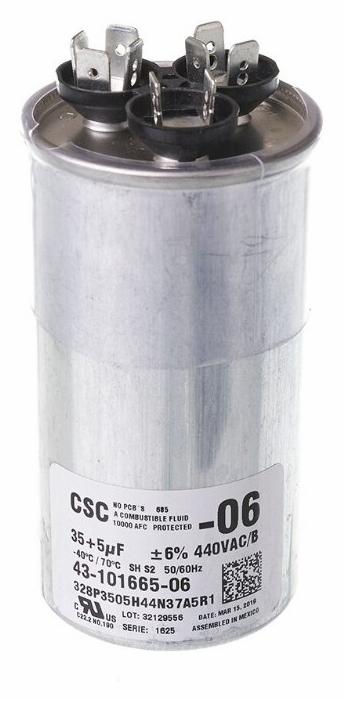 Capacitor - 35/5/440 Dual Round