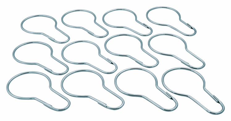 CP SHOWER CURTAIN HOOKS (12)
