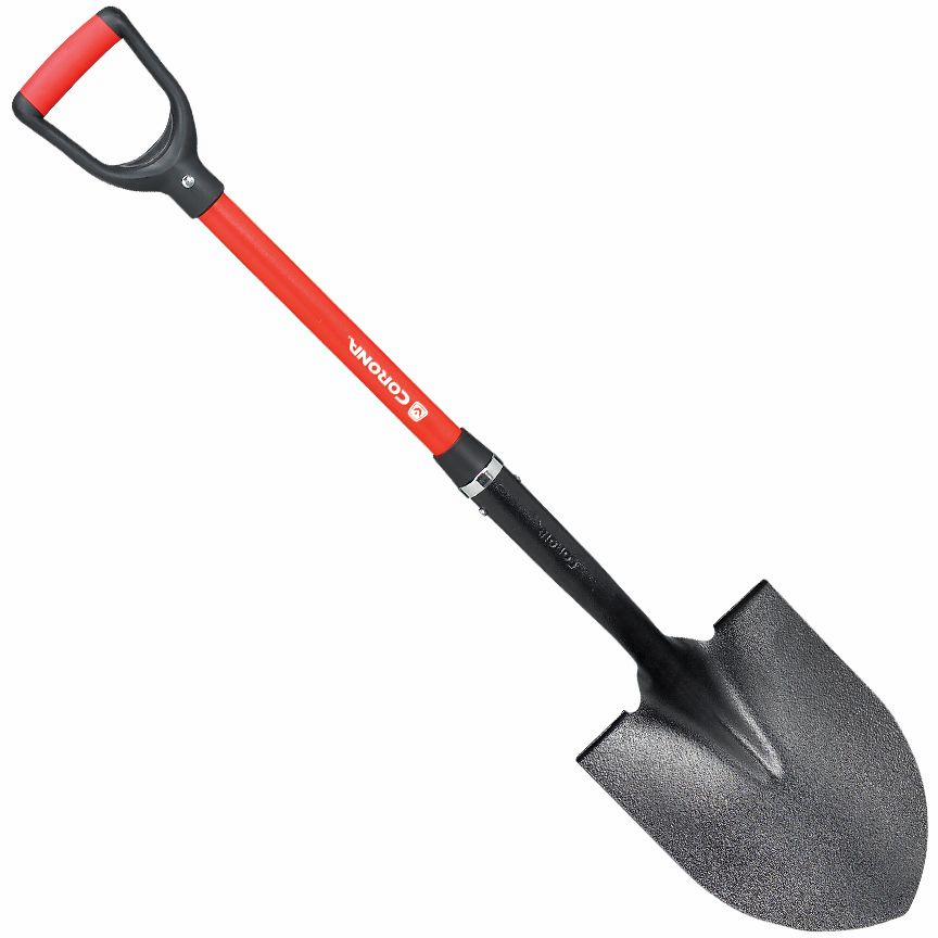 #2 Round Point Shovel - D-Grip