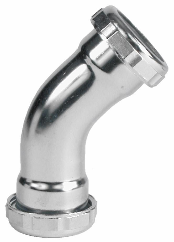 SLIP COUPLING ELBOW45 CP. 1 1/4IN x 1 1/