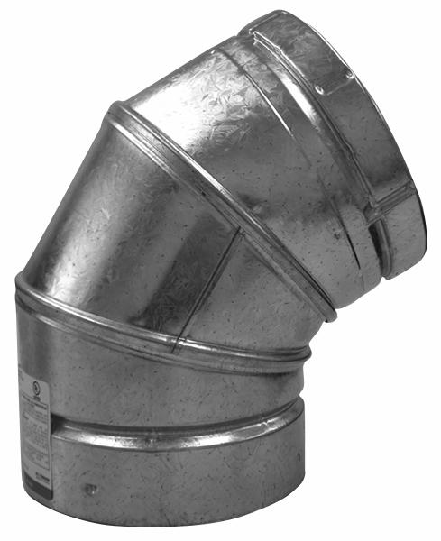 3" Double Wall 45 Degree Elbow 345EL