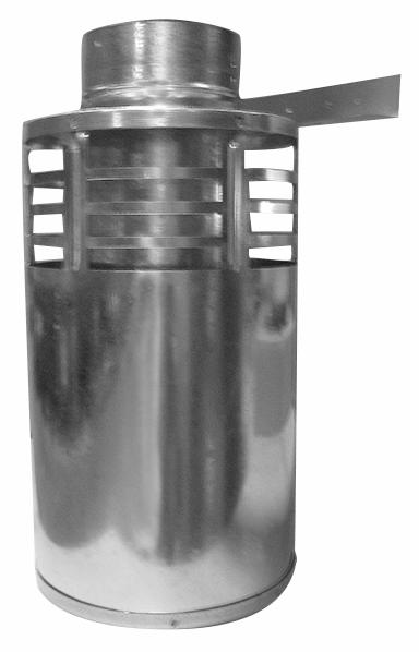 5" Combustion Air Pot Galvanized