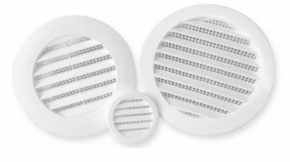 6 Round Vent - HRV Exhaust Vent / Soffit Vent