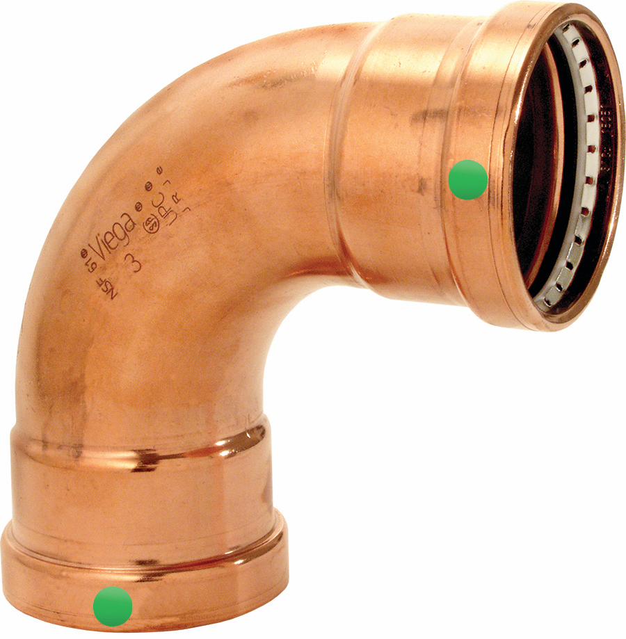 4 P/P CXC 90° ELBOW XLC