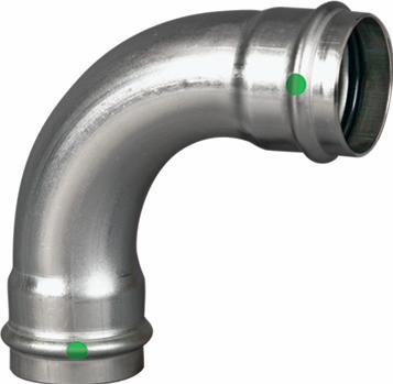1/2 P/P STAINLESS STEEL CXC 90° ELBOW