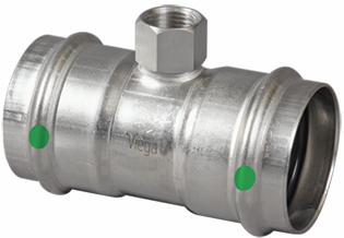 1-1/4X1-1/4X1/2 PXPXF STAINLESS STEEL TEE
