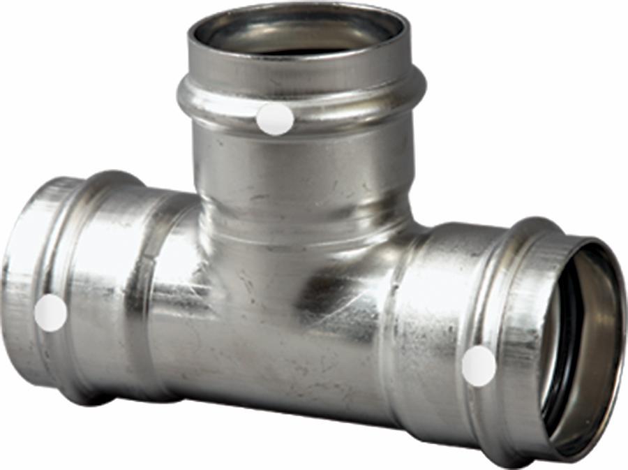 1 P/P STAINLESS STEEL TEE FK