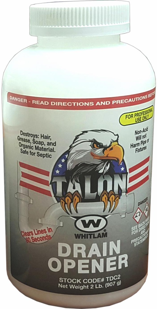 "TALON" DRAIN OPENER - 2 lb.