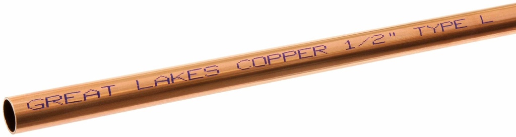 12  LEN  1/2   TYPE L HARD COP TUBE