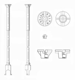 [4880817] 9.0'-11.' S.BOX LESS ROD