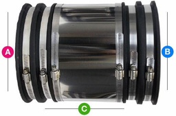 [5487738] 4 XL FLEX PIPE COUPLING