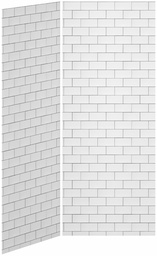 [3752600] 36 x 36 2-Panel Shower Wall Kit for Corner Installation