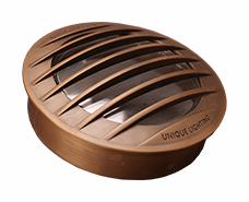 [4660400] Cast Brass Grate for F200 Well Light