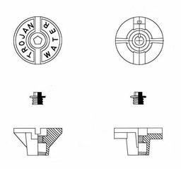 [4881120] Service Box Cap Threaded 1"