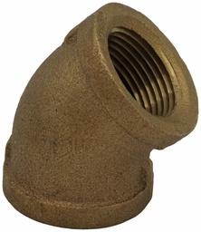 [7100024] 1 1/2 FIP 45 ELBOW THREADED BRONZE - LEAD FREE