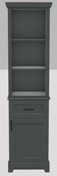 [2570565] 18" RH Linen Tower Bellrose Lower Door Only with Square Handles
