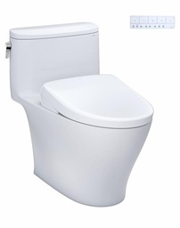 [7001173] Nexus Elongated 1.28 GPF 1-Piece Toilet with Washlet+ Bidet Seat