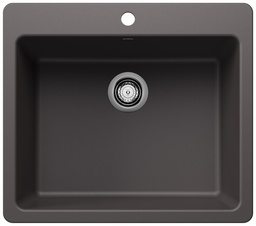 [1217256] Liven 25 1 Bowl Dual Mount Kitchen Sink