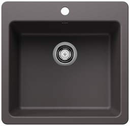 [1217264] Liven 21 1 Bowl Dual Mount Kitchen Sink